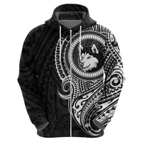 Polynesian Husky Dog Hoodie Dog In My Heart LT6 - Wonder Print Shop