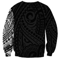 Polynesian Husky Dog Sweatshirt Dog In My Heart LT6 - Wonder Print Shop