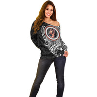 Polynesian German Shepherd Dog Off Shoulder Sweater Dog In My Heart LT6 - Wonder Print Shop