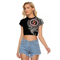 Polynesian German Shepherd Dog Raglan Cropped T Shirt Dog In My Heart LT6 - Wonder Print Shop