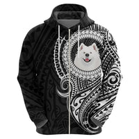 Polynesian Samoyed Dog Hoodie Dog In My Heart LT6 - Wonder Print Shop