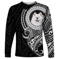 Polynesian Samoyed Dog Long Sleeve Shirt Dog In My Heart LT6 - Wonder Print Shop