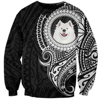 Polynesian Samoyed Dog Sweatshirt Dog In My Heart LT6 - Wonder Print Shop