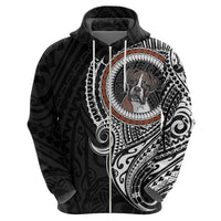 Polynesian Boxer Dog Hoodie Dog In My Heart LT6 - Wonder Print Shop