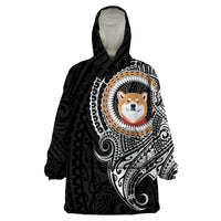 Polynesian Shiba Inu Dog Wearable Blanket Hoodie Dog In My Heart LT6 - Wonder Print Shop