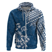 Hawaii Summer Hoodie Mix Polynesian Dark Blue LT6 - Wonder Print Shop