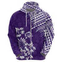 Hawaii Summer Hoodie Mix Polynesian Purple LT6 - Wonder Print Shop