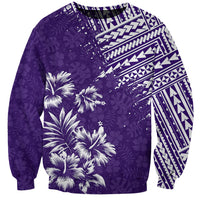 Hawaii Summer Sweatshirt Mix Polynesian Purple LT6 - Wonder Print Shop