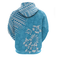 Hawaii Summer Hoodie Mix Polynesian Light Blue LT6 - Wonder Print Shop