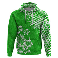Hawaii Summer Hoodie Mix Polynesian Green LT6 - Wonder Print Shop