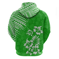 Hawaii Summer Hoodie Mix Polynesian Green LT6 - Wonder Print Shop