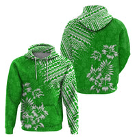 Hawaii Summer Hoodie Mix Polynesian Green LT6 - Wonder Print Shop