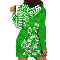 Hawaii Summer Hoodie Dress Mix Polynesian Green LT6 - Wonder Print Shop