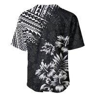 Hawaii Summer Baseball Jersey Mix Polynesian Black LT6 - Wonder Print Shop