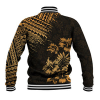 Hawaii Summer Baseball Jacket Mix Polynesian Gold LT6 - Wonder Print Shop