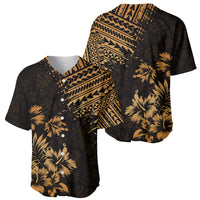 Hawaii Summer Baseball Jersey Mix Polynesian Gold LT6 - Wonder Print Shop
