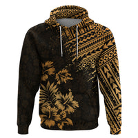 Hawaii Summer Hoodie Mix Polynesian Gold LT6 - Wonder Print Shop