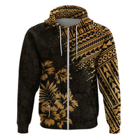 Hawaii Summer Hoodie Mix Polynesian Gold LT6 - Wonder Print Shop