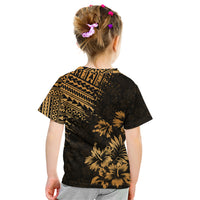 Hawaii Summer Kid T Shirt Mix Polynesian Gold LT6 - Wonder Print Shop