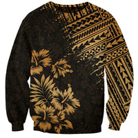 Hawaii Summer Sweatshirt Mix Polynesian Gold LT6 - Wonder Print Shop