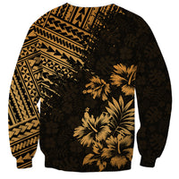 Hawaii Summer Sweatshirt Mix Polynesian Gold LT6 - Wonder Print Shop