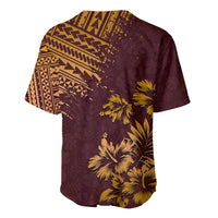 Hawaii Summer Baseball Jersey Mix Polynesian Brown LT6 - Wonder Print Shop