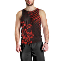 hawaii-summer-men-tank-top-mix-polynesian-black-red