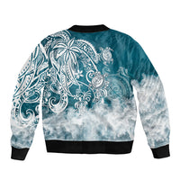 Polynesian Sea Turtle Bomber Jacket Tribal LT6 - Wonder Print Shop