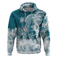 Polynesian Sea Turtle Hoodie Tribal LT6 - Wonder Print Shop