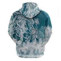 Polynesian Sea Turtle Hoodie Tribal LT6 - Wonder Print Shop
