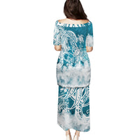 Polynesian Sea Turtle Puletasi Tribal LT6 - Wonder Print Shop