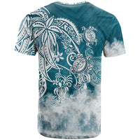 Polynesian Sea Turtle T Shirt Tribal LT6 - Wonder Print Shop