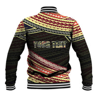 (Custom Personalised) Happy Fathers Day Polynesian Baseball Jacket I Love You Dad LT6 - Wonder Print Shop