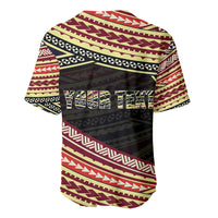 (Custom Personalised) Happy Fathers Day Polynesian Baseball Jersey I Love You Dad LT6 - Wonder Print Shop