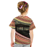 (Custom Personalised) Happy Fathers Day Polynesian Kid T Shirt I Love You Dad LT6 - Wonder Print Shop