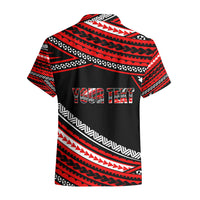 (Custom Personalised) Happy Fathers Day Polynesian Hawaiian Shirt I Love You Dad Red LT6 - Wonder Print Shop
