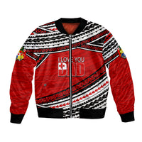(Custom Personalised) Happy Fathers Day Tonga Bomber Jacket I Love You Dad LT6 - Wonder Print Shop