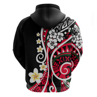 Plumeria Polynesian Hoodie Trending Red LT6 - Wonder Print Shop