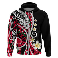 Plumeria Polynesian Hoodie Trending Red LT6 - Wonder Print Shop