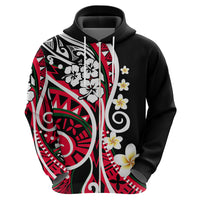 Plumeria Polynesian Hoodie Trending Red LT6 - Wonder Print Shop