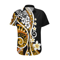 Plumeria Polynesian Hawaiian Shirt Trending Gold LT6 - Wonder Print Shop