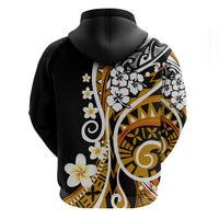 Plumeria Polynesian Hoodie Trending Gold LT6 - Wonder Print Shop
