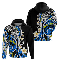 Plumeria Polynesian Hoodie Trending Blue LT6 - Wonder Print Shop