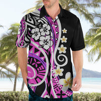Plumeria Polynesian Hawaiian Shirt Trending Pink LT6 - Wonder Print Shop