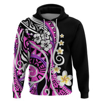 Plumeria Polynesian Hoodie Trending Pink LT6 - Wonder Print Shop