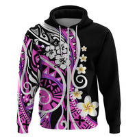 Plumeria Polynesian Hoodie Trending Pink LT6 - Wonder Print Shop