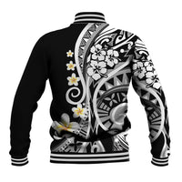 Plumeria Polynesian Baseball Jacket Trending Black LT6 - Wonder Print Shop