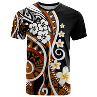 Plumeria Polynesian T Shirt Trending Brown LT6 - Wonder Print Shop