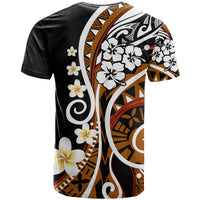 Plumeria Polynesian T Shirt Trending Brown LT6 - Wonder Print Shop
