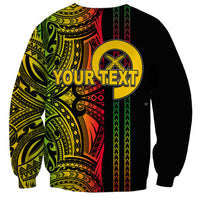 Custom Vanuatu Sweatshirt Polynesian Tribal LT6 - Wonder Print Shop